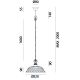 Pendule, Lustre suspendate - Lustra rustica Anita 32cm