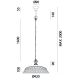 Pendule, Lustre suspendate - Lustra rustica Anita 42cm