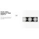 Spoturi incastrabile spatii comerciale - Spot LED incastrabil COLIN-3 White recessed 72-108W 3000K 20°