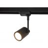 Spot directionabil pentru sina trifazata MAXLIGHT, OTIUM negru