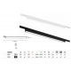 Spoturi, Proiectoare pe sina - Modul liniar LED pentru sina trifazata MAXLIGHT, LINEAR TRACK WHITE