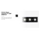Spoturi incastrabile spatii comerciale - Spot LED incastrabil COLIN-3 Black recessed 72-108W 4000K 56°
