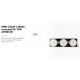 Spoturi incastrabile spatii comerciale - Spot LED incastrabil MINI COLIN-3 White recessed 54-75W 2700K 56°