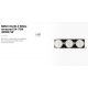 Spoturi incastrabile spatii comerciale - Spot LED incastrabil MINI COLIN-3 White recessed 54-75W 4000K 56°