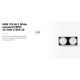 Spoturi incastrabile spatii comerciale - Spot LED incastrabil MINI COLIN-2 White recessed CRI95 36-50W 2700K 56°