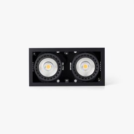 Spoturi incastrabile spatii comerciale - Spot LED incastrabil MINI COLIN-2 Black recessed CRI95 36-50W 2700K 56°
