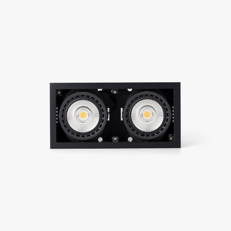 Spoturi incastrabile spatii comerciale - Spot LED incastrabil MINI COLIN-2 Black recessed CRI95 36-50W 2700K 56°