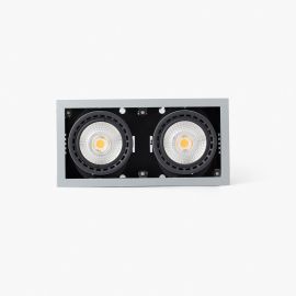 Spoturi incastrabile spatii comerciale - Spot LED incastrabil MINI COLIN-2 Grey recessed CRI95 36-50W 2700K 56°