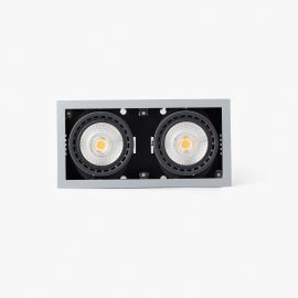 Spoturi incastrabile spatii comerciale - Spot LED incastrabil MINI COLIN-2 Grey recessed CRI95 36-50W 3000K 20°