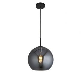 Pendule, Lustre suspendate - Pendul design modern cu abajur fumuriu AMSTERDAM