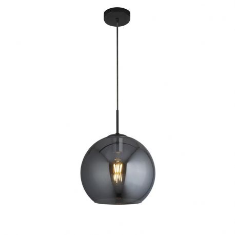 Pendule, Lustre suspendate - Pendul design modern cu abajur fumuriu AMSTERDAM