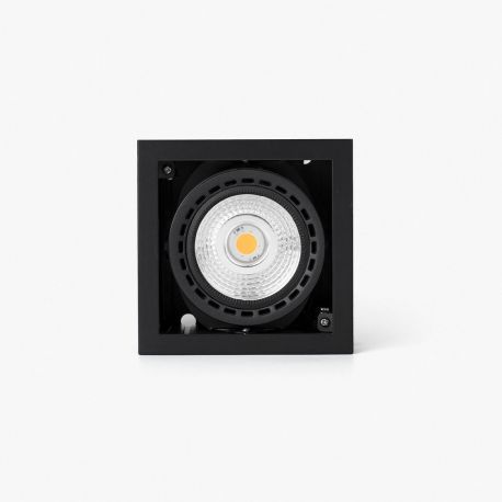 Spoturi incastrabile spatii comerciale - Spot LED incastrabil MINI COLIN-1 Black recessed CRI95 18-25W 2700K 20°