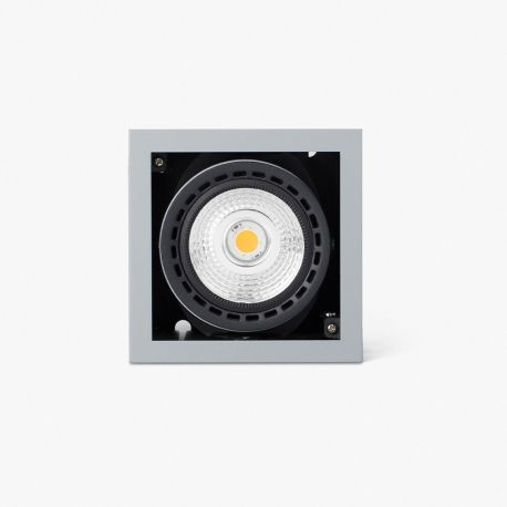 Spoturi incastrabile spatii comerciale - Spot LED incastrabil MINI COLIN-1 Grey recessed CRI95 18-25W 3000K 20°