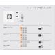 Spoturi incastrabile spatii comerciale - Spot LED incastrabil MINI COLIN-1 Grey recessed CRI95 18-25W 3000K 20°