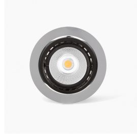 Spoturi incastrabile spatii comerciale - Spot LED incastrabil MINI-OPTIC Grey downlight LED 12/18W 2700K 56° 1565/2100 lm