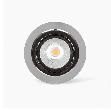 Spoturi incastrabile spatii comerciale - Spot LED incastrabil MINI-OPTIC Grey downlight LED 12/18W 3000K 20° 1685/2260 lm
