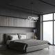 Candelabre, Lustre - Pendul, Lustra suspendata cu 3 inele, design modern LED, Revolve