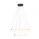 Candelabre, Lustre - Pendul, Lustra suspendata cu 2 inele, design modern LED, Revolve