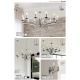 Candelabre, Lustre - Candelabru clasic cu 12 brate stil elegant Ascot crom