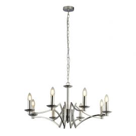 Candelabre, Lustre - Candelabru clasic cu 8 brate stil elegant Ascot crom