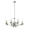 Candelabru clasic cu 8 brate stil elegant Ascot crom