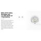 Spoturi incastrabile spatii comerciale - Spot LED incastrabil MINI-OPTIC White downlight LED 12/18W 4000K 56° 1750/2350 lm