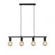Pendule, Lustre suspendate - Lustra suspendata design vintage cu 4 spoturi directionabile Dance