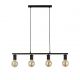 Pendule, Lustre suspendate - Lustra suspendata design vintage cu 4 spoturi directionabile Dance