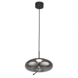 Pendule, Lustre suspendate - Lustra, Pendul LED design modern minimalist Lisbon fumuriu
