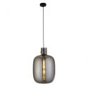 Lustra, Pendul design modern minimalist Barrel fumuriu