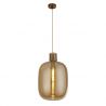 Lustra, Pendul design modern minimalist Barrel chihlimbar