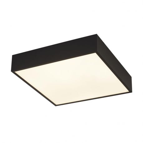 Iluminat pentru baie - Plafoniera LED baie cu protectie IP44 Zeus 30x30cm, negru