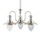 Candelabre, Lustre - Candelabru 3 brate stil industrial vintage Fisherman II argintiu satinat