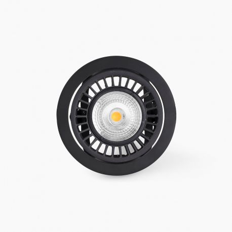 Spoturi incastrabile spatii comerciale - Spot LED incastrabil OPTIC Black downlight LED 18/25W 3000K 20° 2260/2990 lm