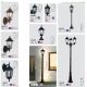 Aplice - Aplica de perete exterior stil traditional IP44 Alex cu senzor de miscare