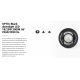 Spoturi incastrabile spatii comerciale - Spot LED incastrabil OPTIC Black downlight LED 18/25W 3000K 56° 2260/2990 lm