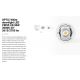 Spoturi incastrabile spatii comerciale - Spot LED incastrabil OPTIC White downlight LED CRI95 24/36W 3000K 20° 2615/3700 lm
