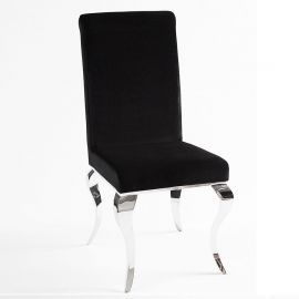 Seturi scaune, HoReCa - Set de 2 scaune Modern Barock negru