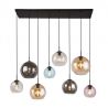 Lustra moderna suspendata design multicolor Mardi Gras II 8L