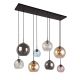 Pendule, Lustre suspendate - Lustra moderna suspendata design multicolor Mardi Gras II 8L