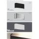 Aplice, corpuri de iluminat pentru pereti - Aplica de perete cu lumina ambientala LED Match Box alb