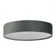 Plafoniere - Plafoniera moderna cu abajur din catifea gri Drum 3L, 50cm