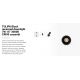 Spoturi incastrabile spatii comerciale - Spot LED incastrabil TULIPA Black recessed downlight 7W 15° 3000K CRI90 casambi