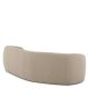 Canapele - Canapea curbata design LUX Blaine, boucle sand