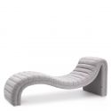 Pat de zi tip sezlong design LUX Pioneer boucle grey