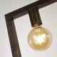 Pendule, Lustre suspendate - Lustra rustica cu 5 surse de lumina Oblong