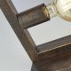 Veioze - Veioza, Lampa de masa rustica cu 2 surse de lumina Oblong
