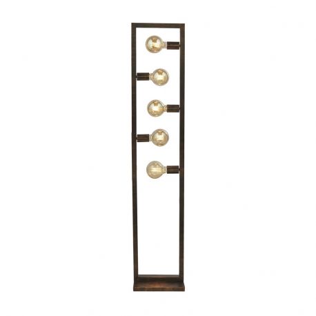 Lampadare - Lampadar, Lampa de podea rustica cu 5 surse de lumina Oblong