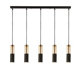 Pendule, Lustre suspendate - Lustra cu 5 pendule design modern Merrygold