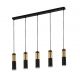 Pendule, Lustre suspendate - Lustra cu 5 pendule design modern Merrygold